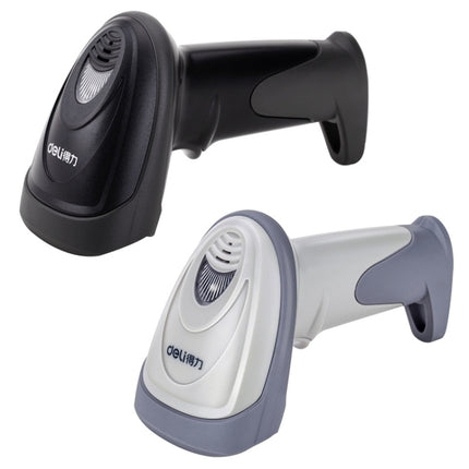 Deli 14883 Express Code Scanner Issuing Handheld Wired Scanner, Colour： White-garmade.com