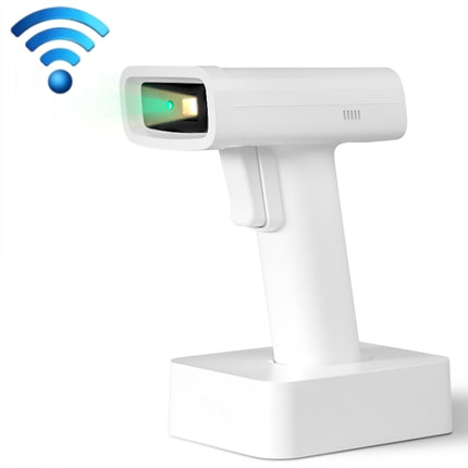Deli Express Single Scanner Cashier Scanner, Specification: White Wireless-garmade.com