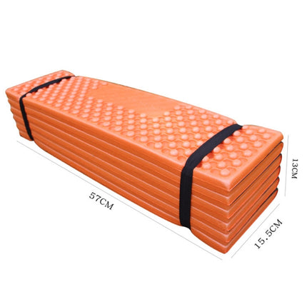 Outdoor Egg Nest Folding Moisture-Proof Pad Thickening Nap Mat Portable Camping Mat(Red+Black)-garmade.com