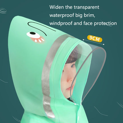 Smally Cartoon Children Raincoat EVA Waterproof Student Split Poncho, Size: S(Glacial Blue)-garmade.com