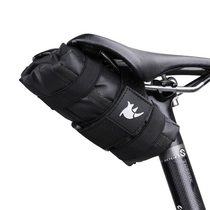 Rhinowalk RK5100 Bicycle Tools Storage Bag Mountain Bike Saddle Bag(Black)-garmade.com