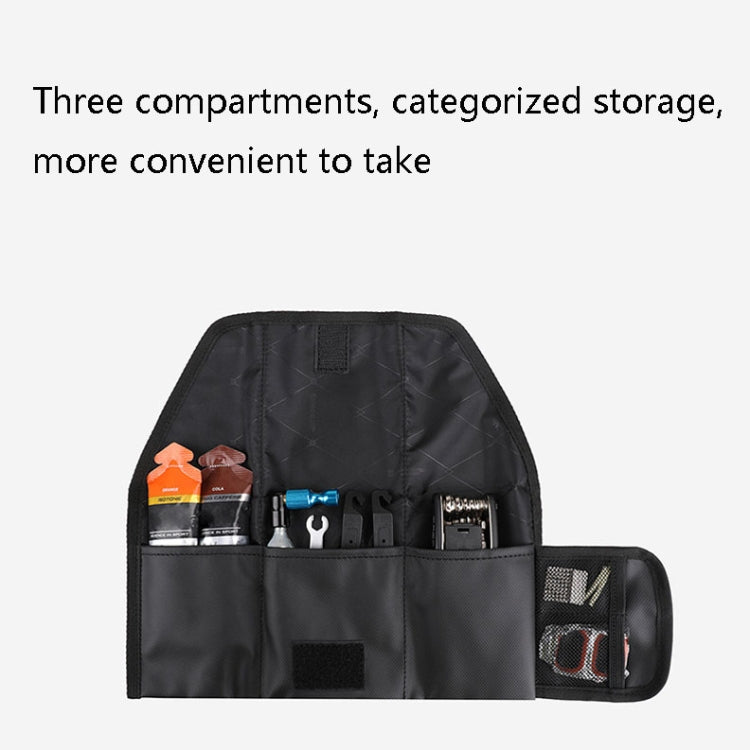 Rhinowalk RK5100 Bicycle Tools Storage Bag Mountain Bike Saddle Bag(Gray)-garmade.com
