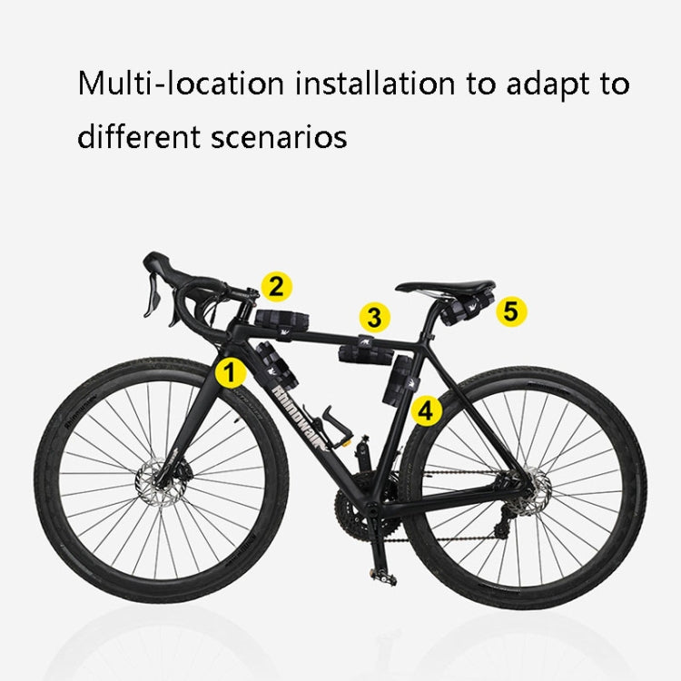 Rhinowalk RK5100 Bicycle Tools Storage Bag Mountain Bike Saddle Bag(Gray)-garmade.com