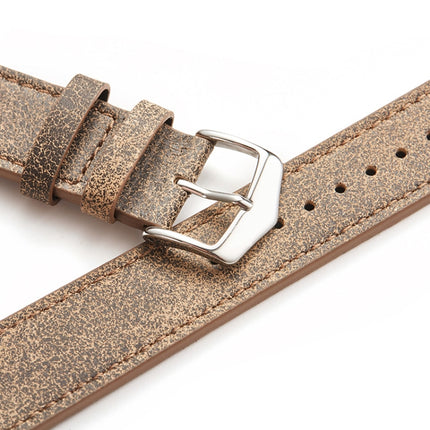 20mm Small Broken Texture Cowhide Strap Suitable For Huawei Watche(Light Coffee)-garmade.com