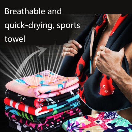 2 PCS Fitness Cold Towel Outdoor Sports Cooling Quick-Drying Towel, Size: 100 x 30cm(Fairy Deer)-garmade.com