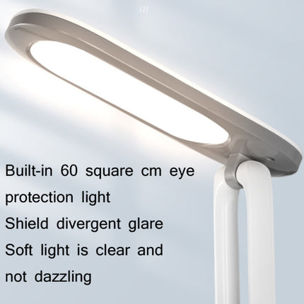 YAGE T125 LED Desk Lamp USB Foldable Reading Eye Light, Colour: Porcelain White-garmade.com