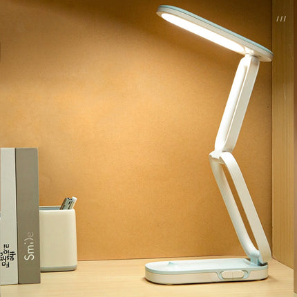 YAGE T125 LED Desk Lamp USB Foldable Reading Eye Light, Colour: Porcelain White-garmade.com