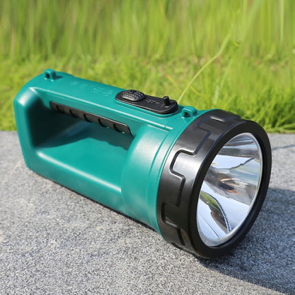 YAGE H103 Strong Light Long Shot LED Searchlight Outdoor Rechargeable High Power Emergency Flashlight(Black Green)-garmade.com