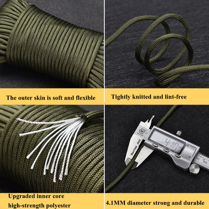 10-Core 31m Umbrella Rope Outdoor Traction Rescue Binding Rope Clothesline Tent Rope Climbing Rope(Random Color Delivery)-garmade.com