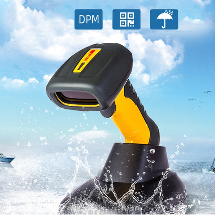 NETUM DPM Waterproof Industrial Barcode Scanner With Storage Barcode QR Code Scanner, Specification : Wireless-garmade.com