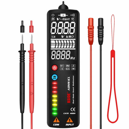 BSIDE Dual-Mode Smart Large-Screen Display Multimeter Electric Pen Portable Voltage Detector, Specification: ADMS1CL-garmade.com