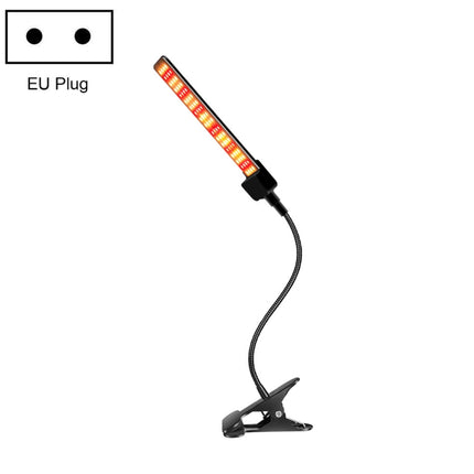 LED Clip Plant Light Timeline Remote Control Full Spectral Fill Light Vegetable Greenhouse Hydroponic Planting Dimming Light, Specification: One Head EU Plug-garmade.com