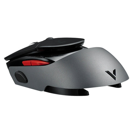 Rapoo VT960 1600 DPI 7 Keys Dual Mode Macro Programmable Symphony RGB Backlit Wireless Gaming Mouse(Black)-garmade.com