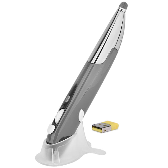 PR-06S Voice Control AI Wis Mouse Handwriting Wireless Mouse(Silver Gray)-garmade.com