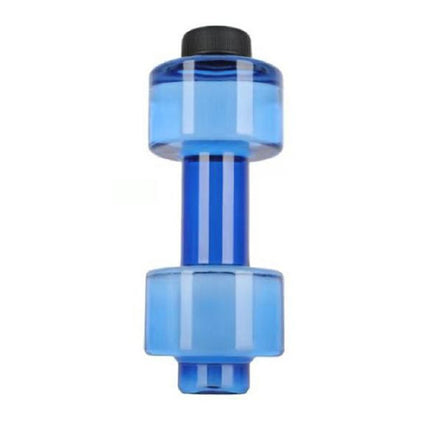 2 PCS Portable Home Fitness Dumbbell Water Bottle, Capacity: 550ml(Blue)-garmade.com