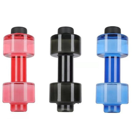 2 PCS Portable Home Fitness Dumbbell Water Bottle, Capacity: 550ml(Red)-garmade.com