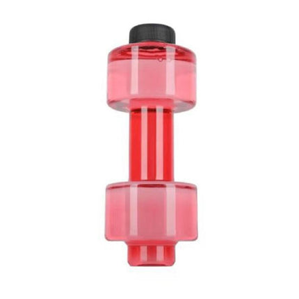 2 PCS Portable Home Fitness Dumbbell Water Bottle, Capacity: 1500ml(Red)-garmade.com