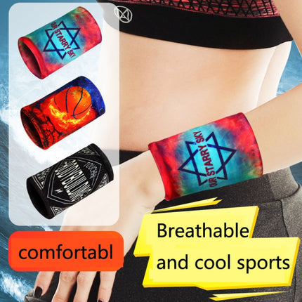 3 PCS Sports Fitness Elastic Wristbands Absorbing Sweat Playing Ball Riding Wiping Sweat Cold Wristbands, Specification: S(Basketball)-garmade.com