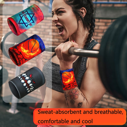 3 PCS Sports Fitness Elastic Wristbands Absorbing Sweat Playing Ball Riding Wiping Sweat Cold Wristbands, Specification: S(Animal City)-garmade.com