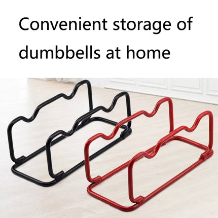 Gym Vertical Dumbbell Rack Dumbbell Holder, Specification: Small (Red)-garmade.com