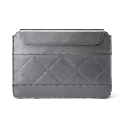 Microfiber Leather Thin And Llight Notebook Liner Bag Computer Bag, Applicable Model: 11 inch -12 inch(Gray)-garmade.com