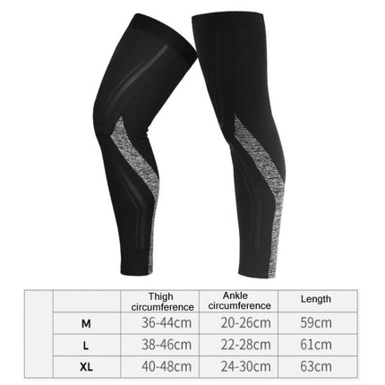 WEST BIKING Autumn & Winter Cycling Warmth Velvet Cold-Proof Leg Cover Outdoor Sports Equipment, Size： M-garmade.com