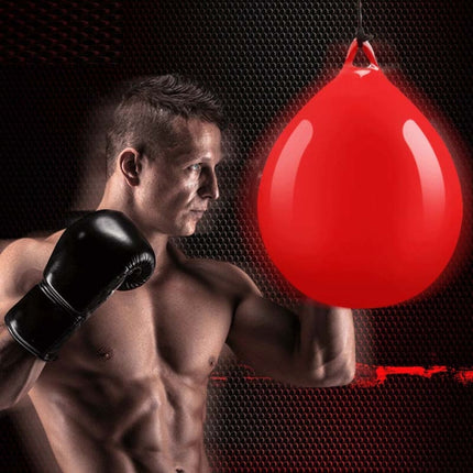 Water Injection Sandbag Household Hanging Type Boxing Water Ball Vent Ball(Red)-garmade.com