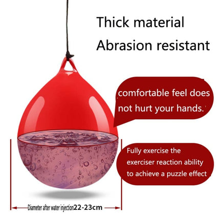 Water Injection Sandbag Household Hanging Type Boxing Water Ball Vent Ball(Red)-garmade.com