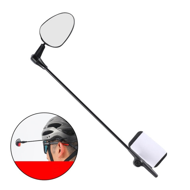 2 PCS WEST BIKING Mountain Road Bike Helmet Mini Reflective Convex Rearview Mirror-garmade.com