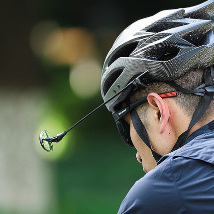 2 PCS WEST BIKING Mountain Road Bike Helmet Mini Reflective Convex Rearview Mirror-garmade.com