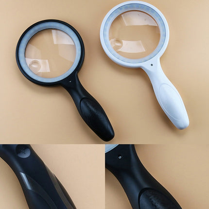 XINGT 8011-33L USB Charging With 33 LED Ring Light Magnifying Glass(Color Random Delivery)-garmade.com