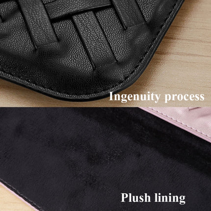Hand-Woven Computer Bag Notebook Liner Bag, Applicable Model: 11 inch (A1370 / 1465)(Black)-garmade.com