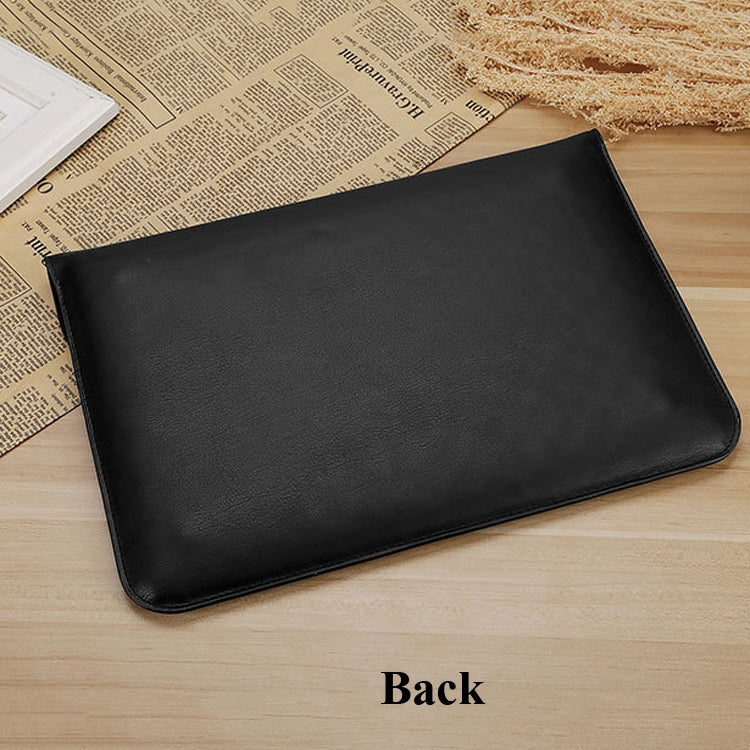 Hand-Woven Computer Bag Notebook Liner Bag, Applicable Model: 15 inch (A1707 / 1990/1398/2141)(Black)-garmade.com