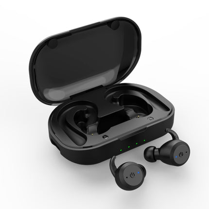 BE1032 Ear-mounted Waterproof Sports TWS Wireless Bluetooth Earphone(Black)-garmade.com