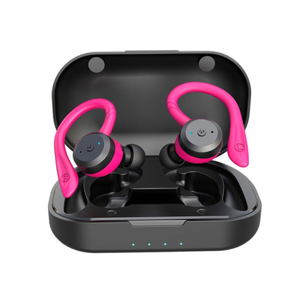 BE1032 Ear-mounted Waterproof Sports TWS Wireless Bluetooth Earphone(Rose Red)-garmade.com