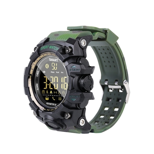 EX16S Sports Smart Watch IP67 Waterproof Outdoor Bluetooth Remote Pedemeter Long Standby-garmade.com