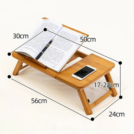 741ZDDNZ Bed Use Folding Height Adjustable Laptop Desk Dormitory Study Desk, Specification: Small 56cm-garmade.com