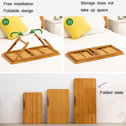 741ZDDNZ Bed Use Folding Height Adjustable Laptop Desk Dormitory Study Desk, Specification: Large 88cm-garmade.com