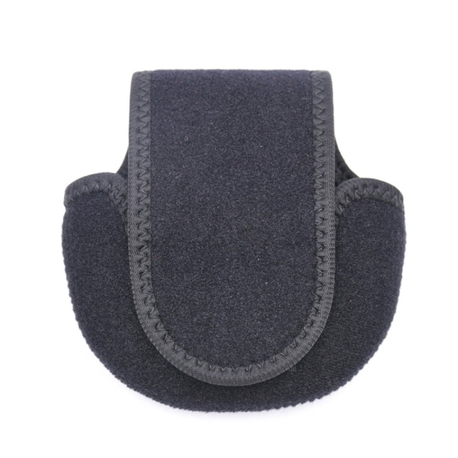 2 PCS Water Drop-Shaped Fishing Wheel Protective Case Neoprene Fish Wheel Bag(Black)-garmade.com