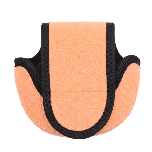 2 PCS Water Drop-Shaped Fishing Wheel Protective Case Neoprene Fish Wheel Bag(Orange)-garmade.com