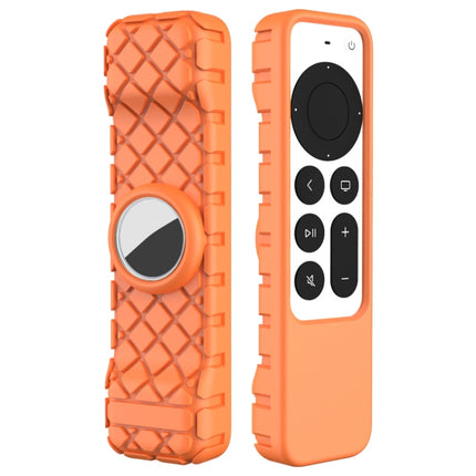 2 PCS Remote Control All-Inclusive Protective Cover, Applicable Model: For Apple TV 4K(Orange)-garmade.com