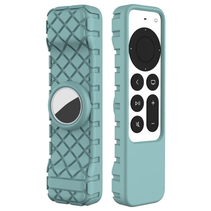 2 PCS Remote Control All-Inclusive Protective Cover, Applicable Model: For Apple TV 4K(Pine Green)-garmade.com