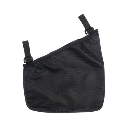 3 PCS Baby Stroller Storage Net Bag Multi-Function Storage Hanging Bag(Black)-garmade.com