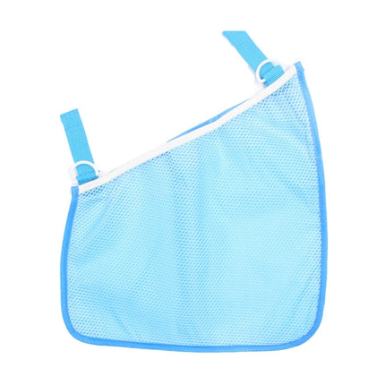 3 PCS Baby Stroller Storage Net Bag Multi-Function Storage Hanging Bag(Sky Blue)-garmade.com