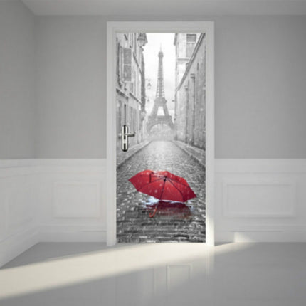 3D Wallpaper Poster Stickers Self Adhesive Removable Home Door Decoration Stickers, Size:38.5cm×200cm-garmade.com