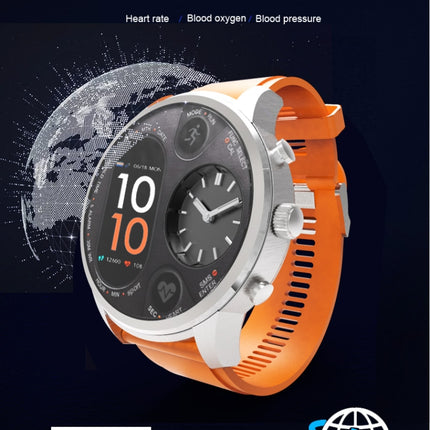 T3 Dual Display Smart Watch For Men IP68 Waterproof Fitness Bracelet 15 Days Standby Business Smartwatch Activity Tracker(Gray)-garmade.com