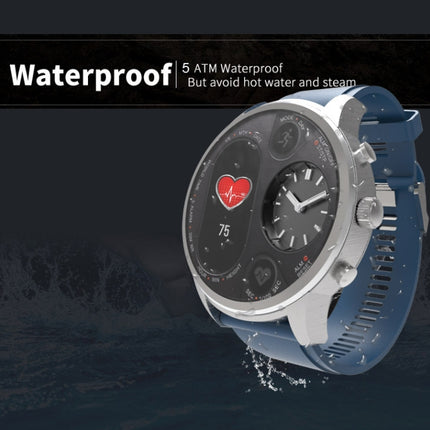 T3 Dual Display Smart Watch For Men IP68 Waterproof Fitness Bracelet 15 Days Standby Business Smartwatch Activity Tracker(Gray)-garmade.com