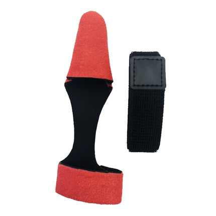 3 PCS Fish Rod Protective Cover High Elasticity Pole Guard Cap + Lashing Strap Set(Red)-garmade.com