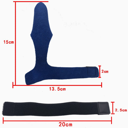 3 PCS Fish Rod Protective Cover High Elasticity Pole Guard Cap + Lashing Strap Set(Blue)-garmade.com