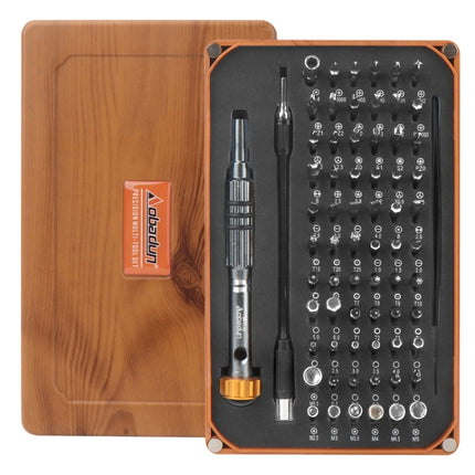 Obadun 9801 68 In 1 Screwdriver Set Manual Batch Glasses Screwdriver Hardware Repair Tool(Wood Grain Box)-garmade.com